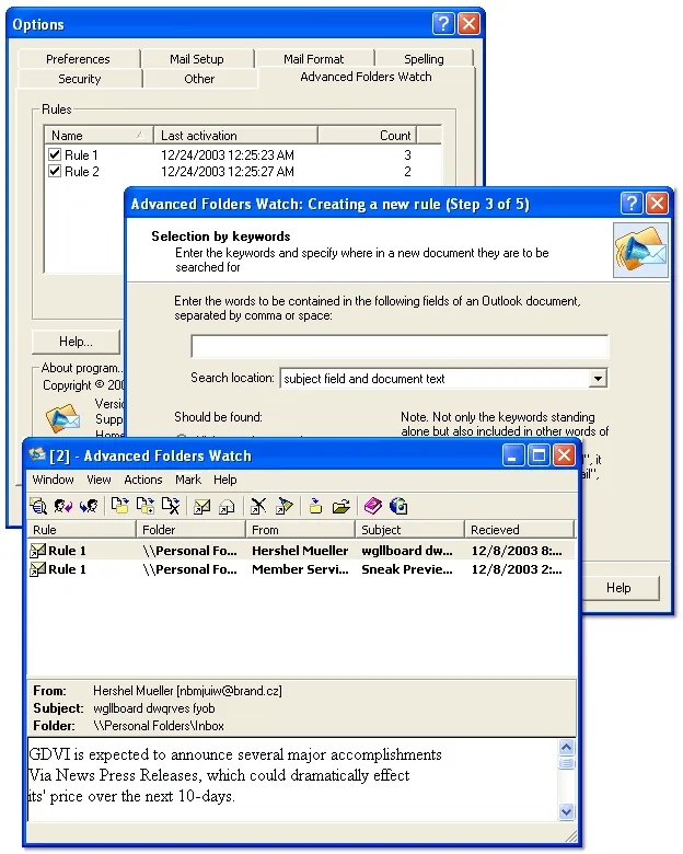 Advanced Folders Watch Captură de ecran 1
