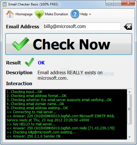 Email Checker Basic Captură de ecran 1