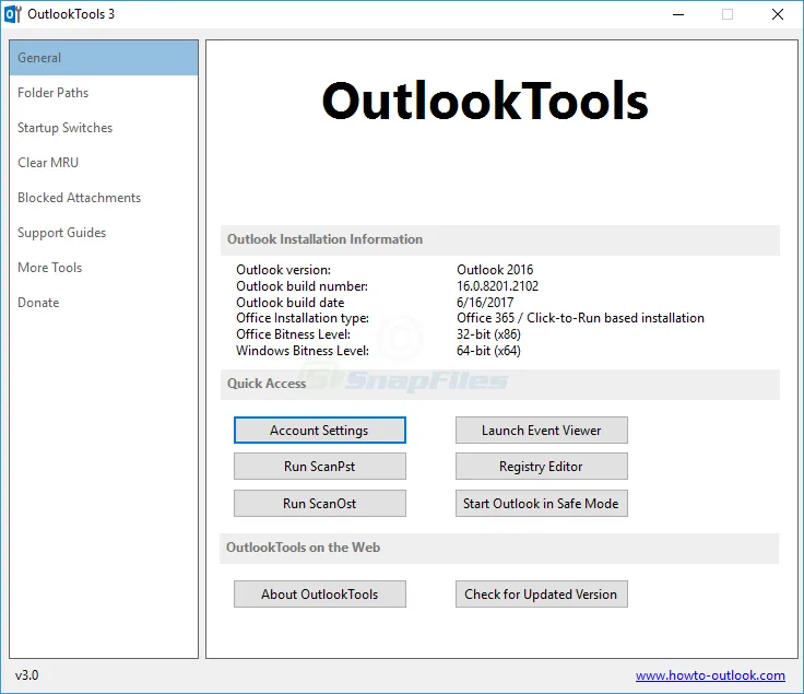 OutlookTools Captură de ecran 1