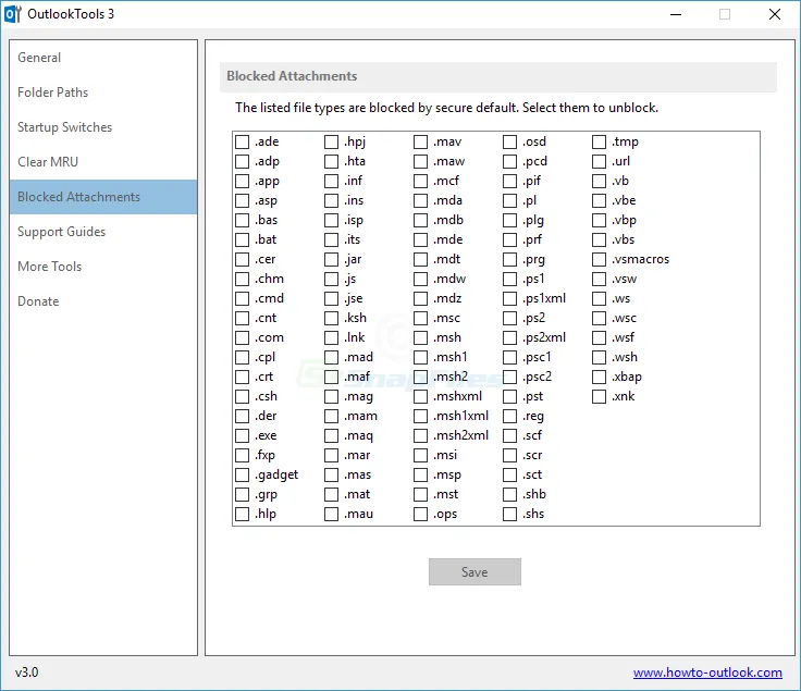 OutlookTools Captură de ecran 2