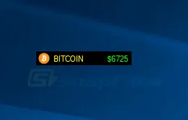 BITCOIN ticker Captură de ecran 1