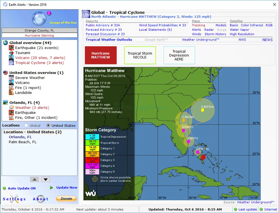 Earth Alerts Captură de ecran 1