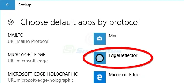 EdgeDeflector Captură de ecran 2