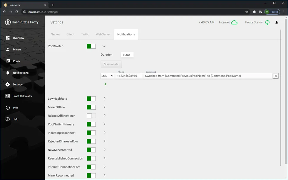 HashPuzzle Proxy Captură de ecran 2