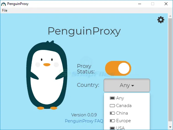 PenguinProxy Captură de ecran 1