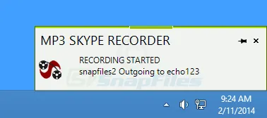 MP3 Skype Recorder Captură de ecran 2