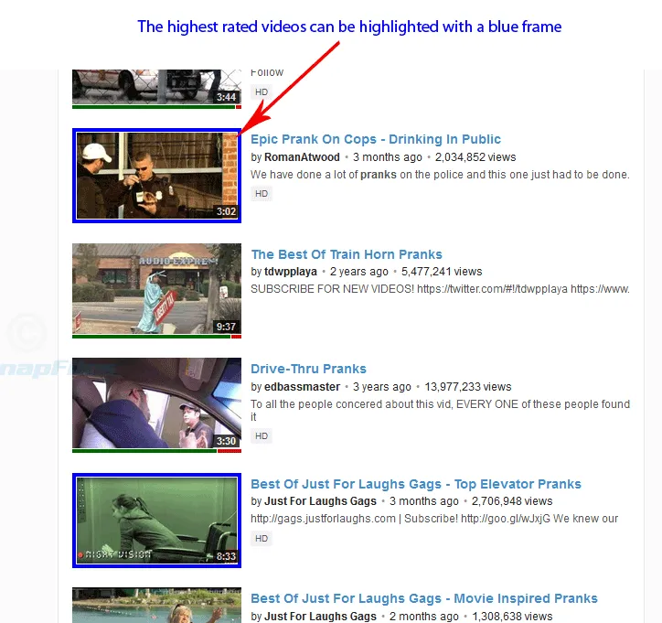 YouTube Ratings Preview Captură de ecran 2
