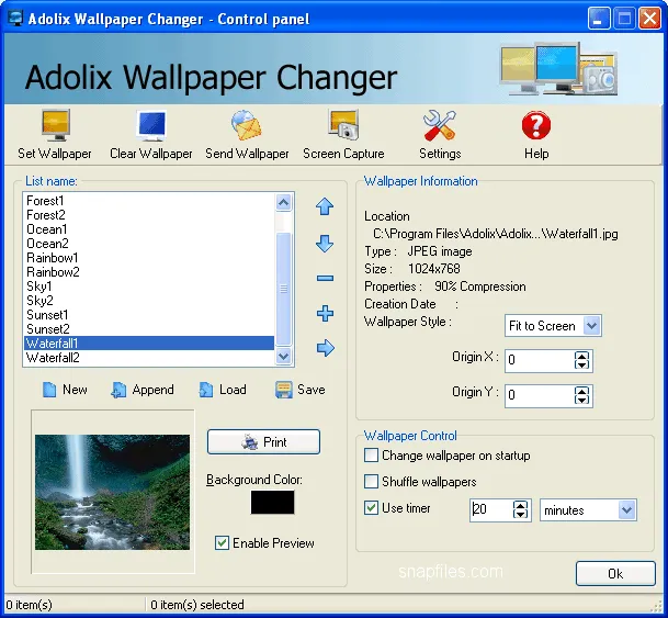 Adolix Wallpaper Changer Captură de ecran 1