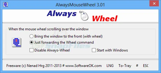 AlwaysMouseWheel Captură de ecran 1