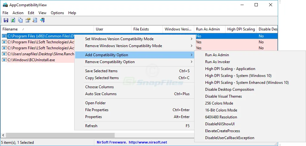 AppCompatibilityView Captură de ecran 2