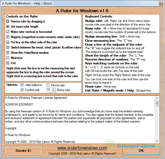 A Ruler for Windows Captură de ecran 2