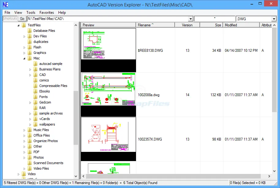 AutoCAD Version Explorer Captură de ecran 1