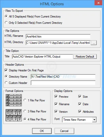 AutoCAD Version Explorer Captură de ecran 2