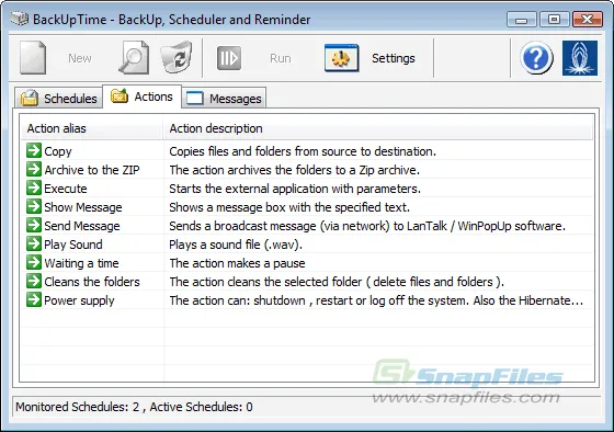 BackUpTime Captură de ecran 1