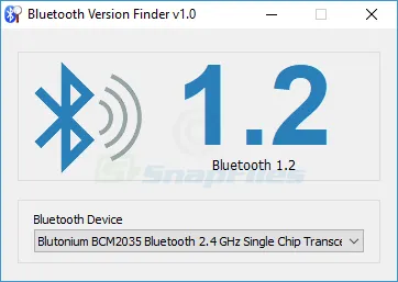 Bluetooth Version Finder Captură de ecran 1