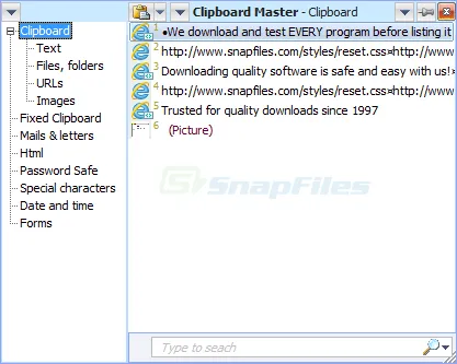 Clipboard Master Captură de ecran 1