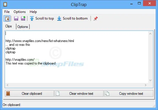 ClipTrap Captură de ecran 1