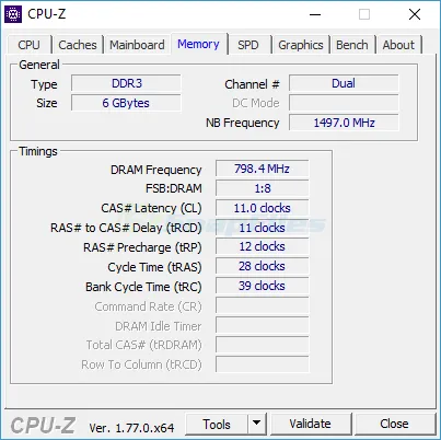 CPU-Z Captură de ecran 2