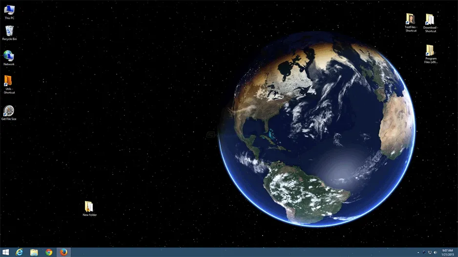 Desktop Earth Captură de ecran 1