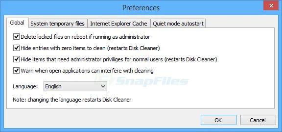 Disk Cleaner Captură de ecran 2