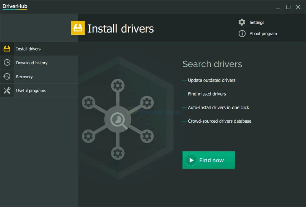 DriverHub Captură de ecran 1