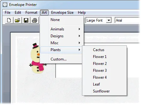 Envelope Printer Lite Captură de ecran 2