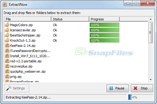 ExtractNow Captură de ecran 1