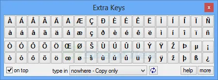 Extra Keys Captură de ecran 1