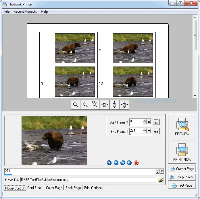 Flipbook Printer Captură de ecran 1
