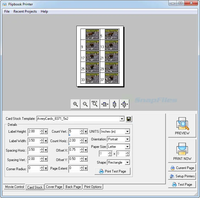 Flipbook Printer Captură de ecran 2
