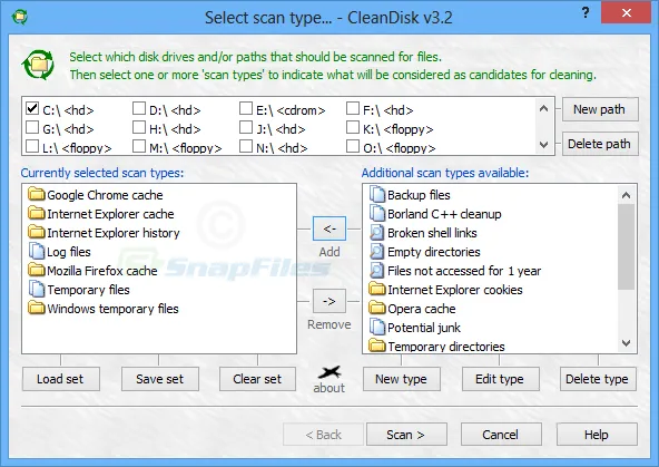 FMJ CleanDisk Captură de ecran 1