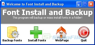 Font Install & Backup Captură de ecran 1