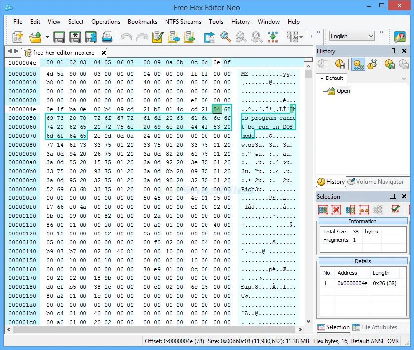 Free Hex Editor Neo Captură de ecran 1