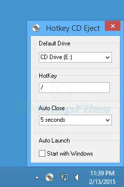 Hotkey CD Eject Captură de ecran 1