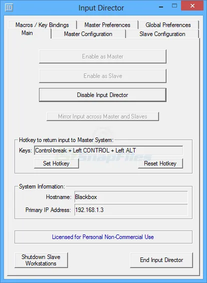 Input Director Captură de ecran 2