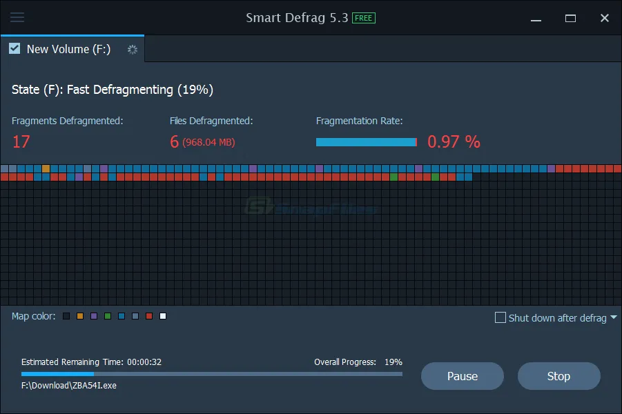 IObit Smart Defrag Captură de ecran 2