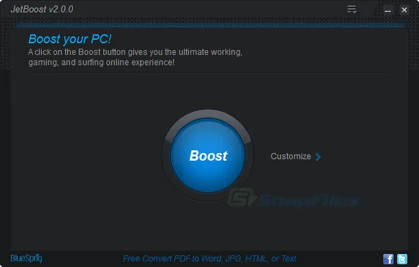 JetBoost Captură de ecran 1