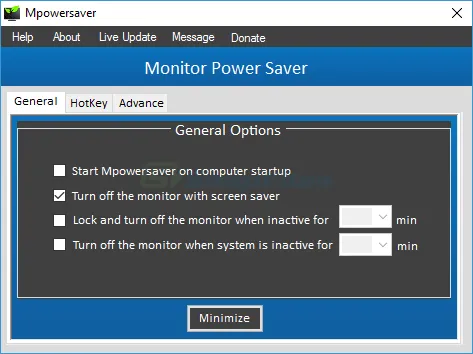 MpowerSaver Captură de ecran 1