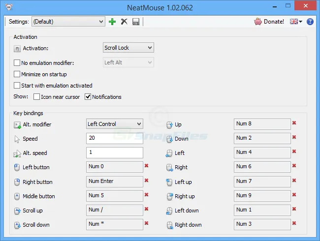 NeatMouse Captură de ecran 1