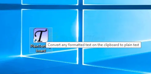 Plain Text Clipboard Captură de ecran 1