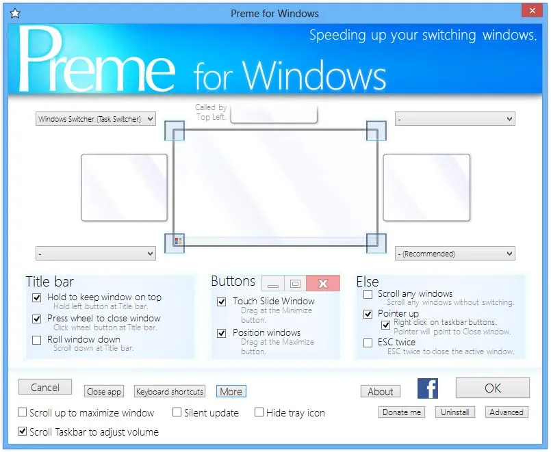 Preme for Windows Captură de ecran 1