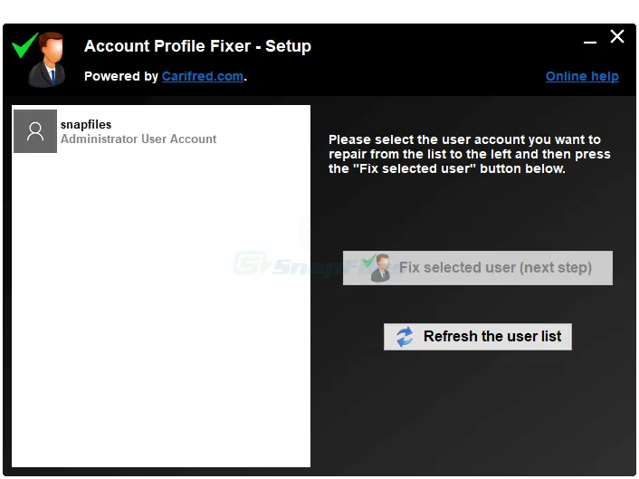 Quick User Manager Captură de ecran 2