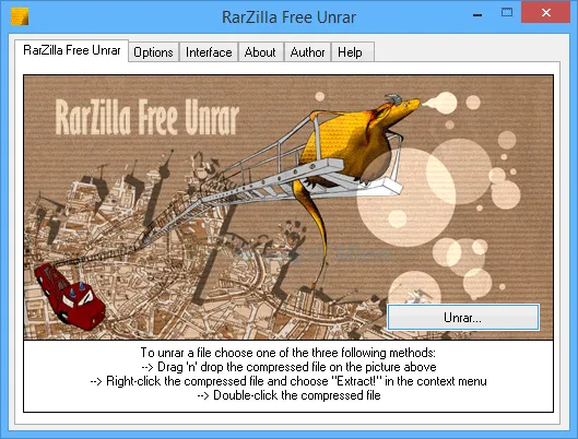 RarZilla Captură de ecran 1