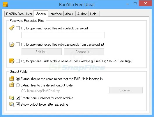 RarZilla Captură de ecran 2