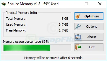 Reduce Memory Captură de ecran 1