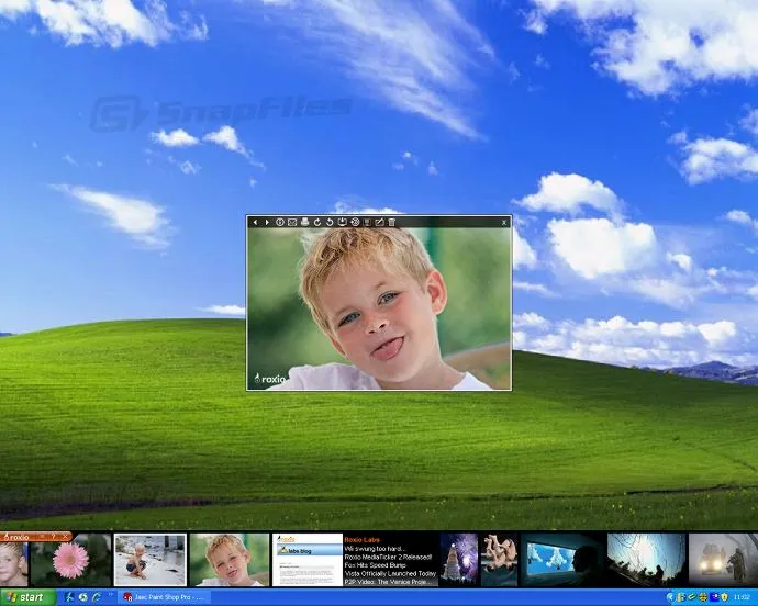 Roxio MediaTicker Captură de ecran 1