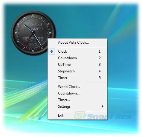 Respect Soft Vista Clock Captură de ecran 1