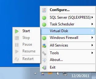 ServiceCommander Captură de ecran 1