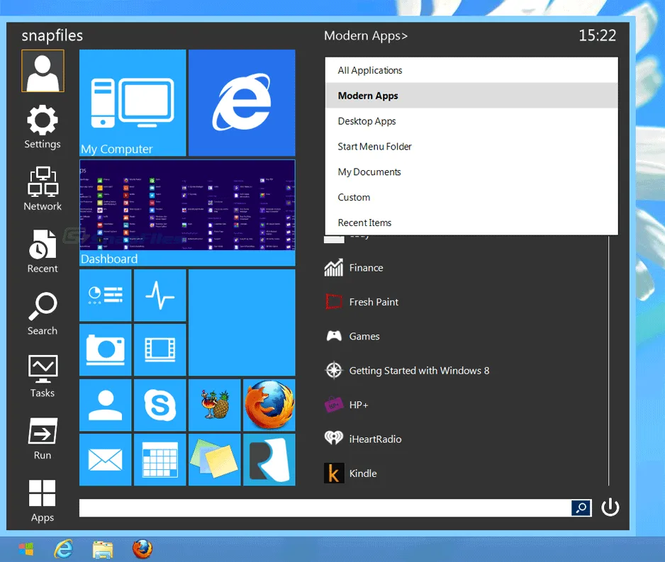 Start Menu Reviver Captură de ecran 2