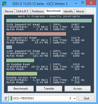SSD-Z Captură de ecran 2